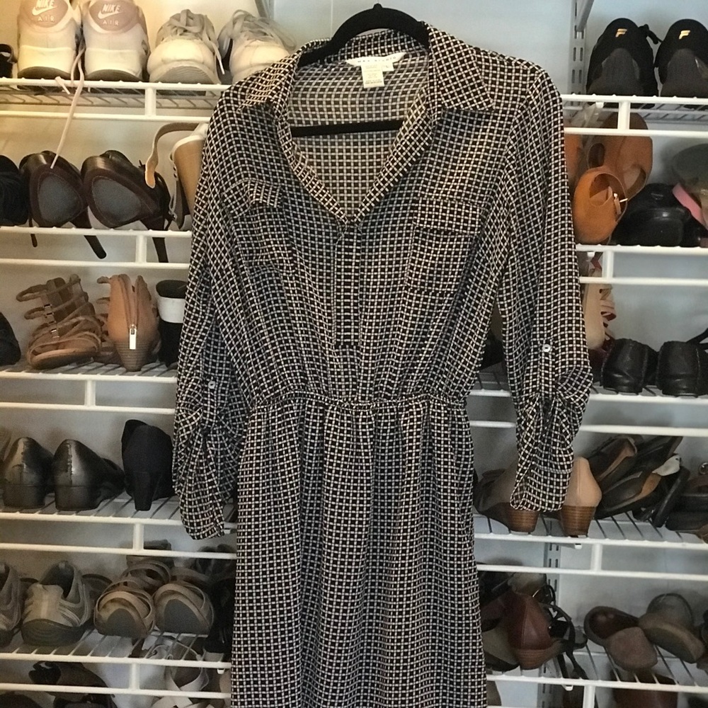 Max studio mid length work / play dress